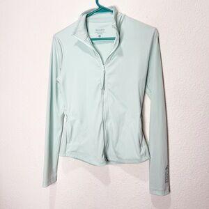 Carve Design Ribbed Full Zipper Jacket